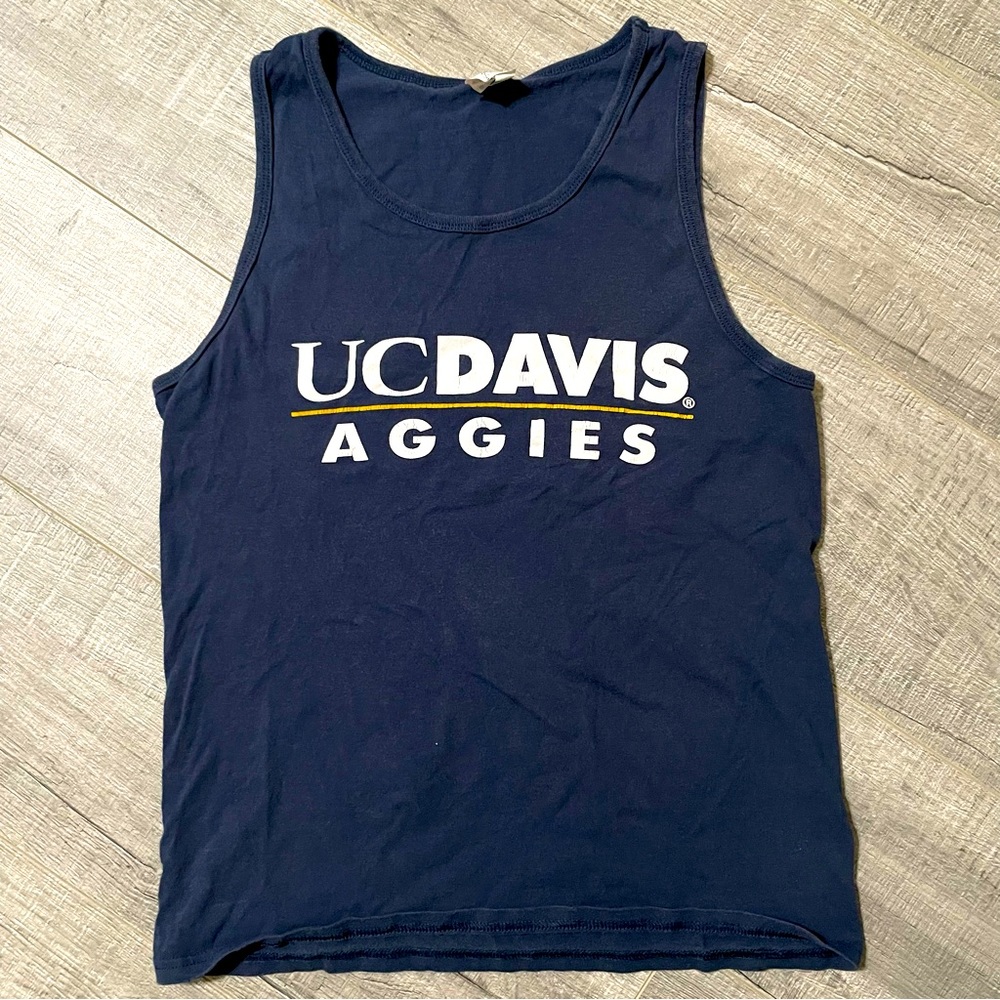 UC DAVIS AGGIES TANK TOP MENS ADULT SMALL